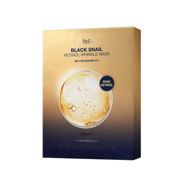 Dr.G 黑蝸牛視黃醇抗皺面膜 5 片