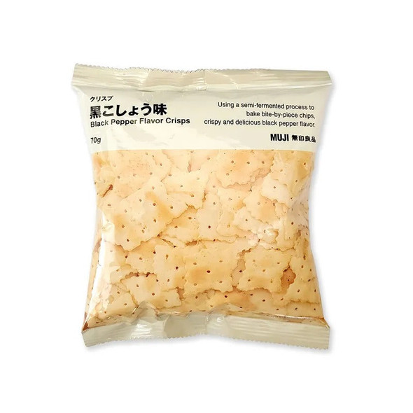 MUJI Black Pepper Flavor Crisps 70G