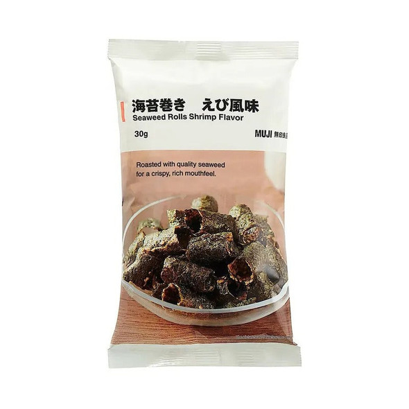 MUJI Seaweed Rolls Shrimp Flavor 30G