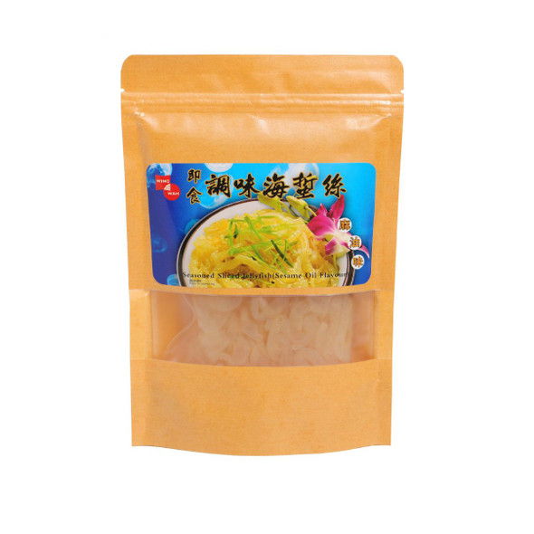 WING WAH Seasoned Slice Jellyfish 150G