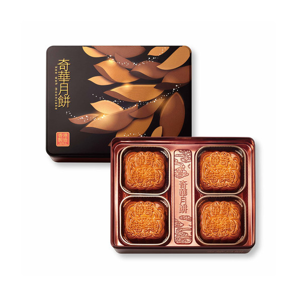 Kee Wah Date Paste Mooncake with Pine Nuts (4 pcs)