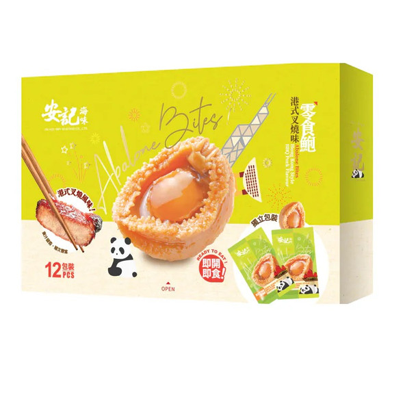 安記 零食鮑 - 港式叉燒味 (12包裝)