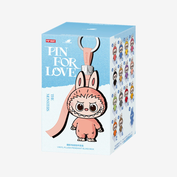 The Monster Pin For Love Series Vinyl Plush Pendant Blind Box (N-Z)