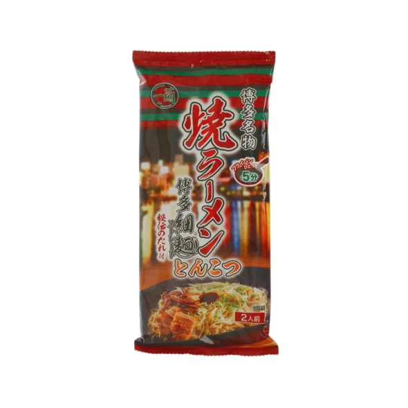 一蘭 博多炒麵附秘製赤辣醬 - 豬骨味 218G