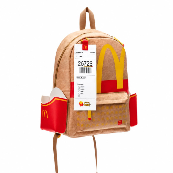McDonald’s Fries-Themed Backpack (30 × 40cm)