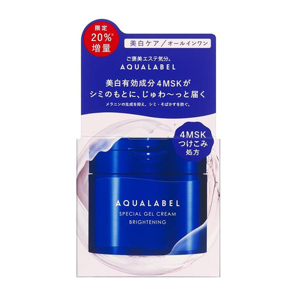 SHISEIDO Aqualabel Special Gel Cream EX Brightening 108g (Blue)