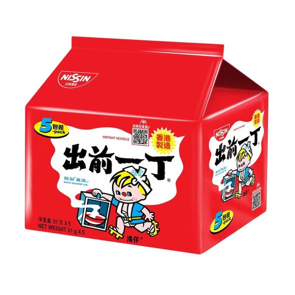 出前一丁 麻油味即食麵 5 包