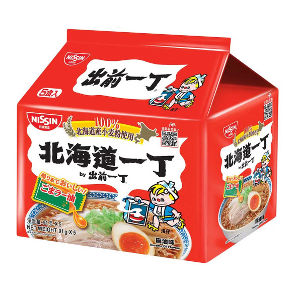 出前一丁即食麵-北海道小麥粉麻油味 5包裝