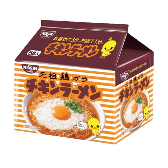 日清 元祖雞汁即食麵五包裝 5X85G
