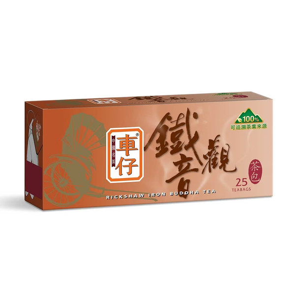 車仔 中國茶包25片裝 鐵觀音 25 包