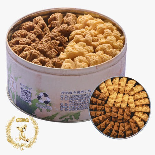 珍妮曲奇 二味奶油花曲奇（咖啡花&牛油花）640g