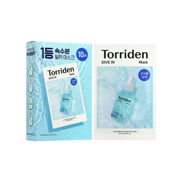 Torriden 低分子透明質酸保濕面膜 10片裝