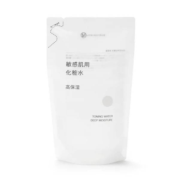 MUJI Sensitive Skin Toning Water Deep Moisture Refill 270ml