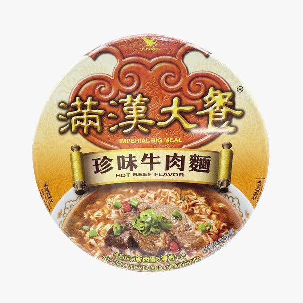統一滿漢大餐珍味牛肉大碗麵 192G (包裝隨機發放)