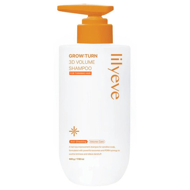 lilyeve Grow:Turn Anti-Hair Loss 3D Volume Shampoo 500ml