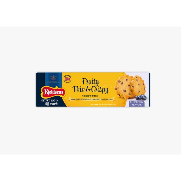 Kjeldsens Thin Crispy Blueberry 90G