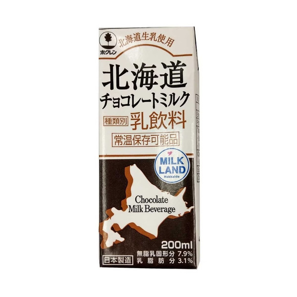 北海道3.6朱古力乳 200ML