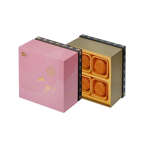 LEI GARDEN Mini Soft-centred Red Bean Mooncake with Mandarin Peel (8 pcs)