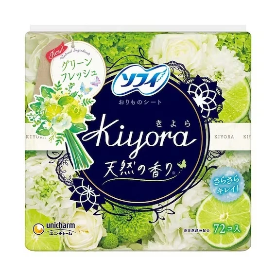 SOFY Kiyora Pantiliner (green Fresh) (72pcs)