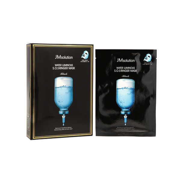 JM solution (肌司研)水滋養急救針劑面膜黑臻版 10片裝