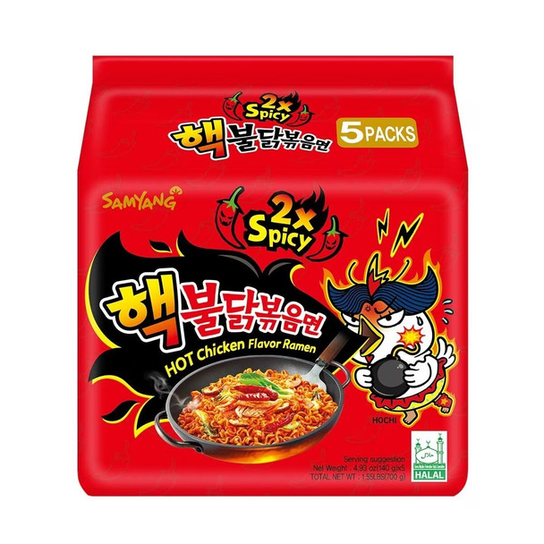 三養 辣雞味撈麵升級版  5X140G