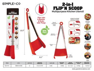 CLEVER TONGS BIG SIZE: RED