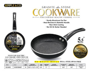 5.5'' MINI GRANITE STONE FRY PAN