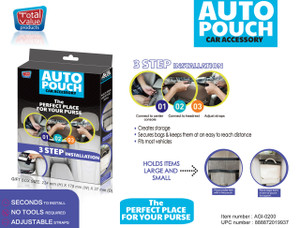 AUTO POUCH ORGANIZER - GREY