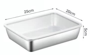 STAINLESS STEEL STORAGE CONTAINER 1500 ML / 51 OZ