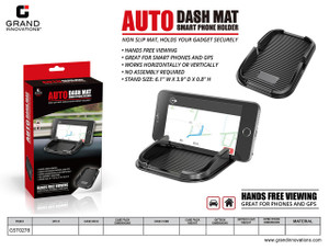 AUTO DASH MAT SMART PHONE HOLDER NON SLIP MAT, HOLDS YOUR GADGET SECURELY