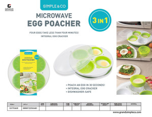 MICROWAVE EGG POACHER