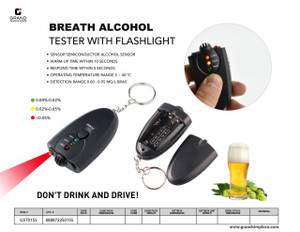 ALCOHOL TESTER & FLASHLIGHT
