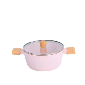 2.8QT SAUCE POT W/LID - PINK