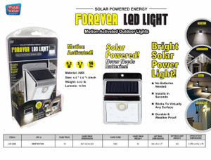 FOREVER LED MOTION DETECTED OUTDOOR LIGHT - SILVER