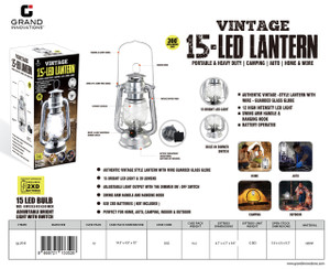 15 LED VINTAGE LANTERN