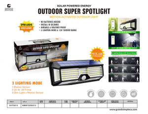 SOLAR POWERED ENERGY OUTDOOR SUPER SPOTLIGHT