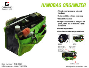 HANDBAG ORGANIZER - GREEN