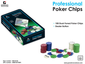 100 PC: PROFESSIONAL POKER CHIPS GAME