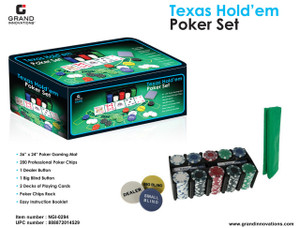 200 PC SET TEXAS HOLD EM POKER GAME