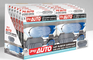 9PCS SET CAR WINDOW SUNSHADE WITH DECAL STICKERS