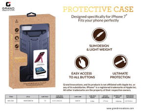 IPHONE 7 CASE WITH STAND: BLACK