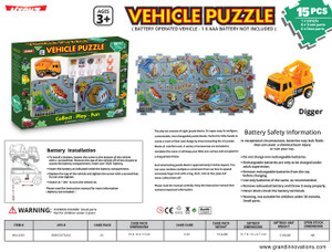 DIGGER BO PUZZLE VEHICLE