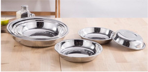 8" STAINLESS STEEL SILVER PLATE