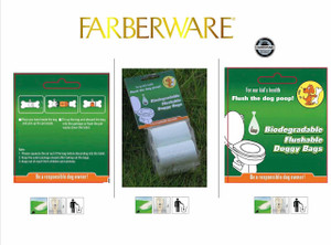 FLUSHABLE DOG WASTE BAGS
10 BAGS/ROLL,
4 ROLLS/PACK,            
50 PACKS/BOX