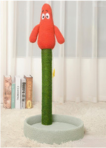 CAT SCRATCHING POST OF PATRICK STAR 15X5X15"
