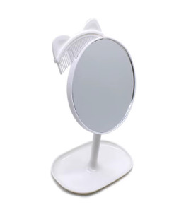 MIRROR WITH COMB & TRAY - 6.3*4*11"