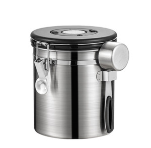 2 PCS SET: STAINLESS STEEL SILVER FOOD STORAGE - 1.2 L (1200 ML)