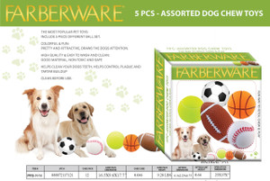 5 PCS: PET DOG TOYS SET