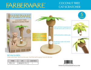 5 PCS SET : COCONUT TREE
CAT SCRATCHER 11.8X12X20"