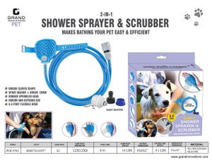 MULTI-FUNCTIONAL PET BATHING SPA - BLUE